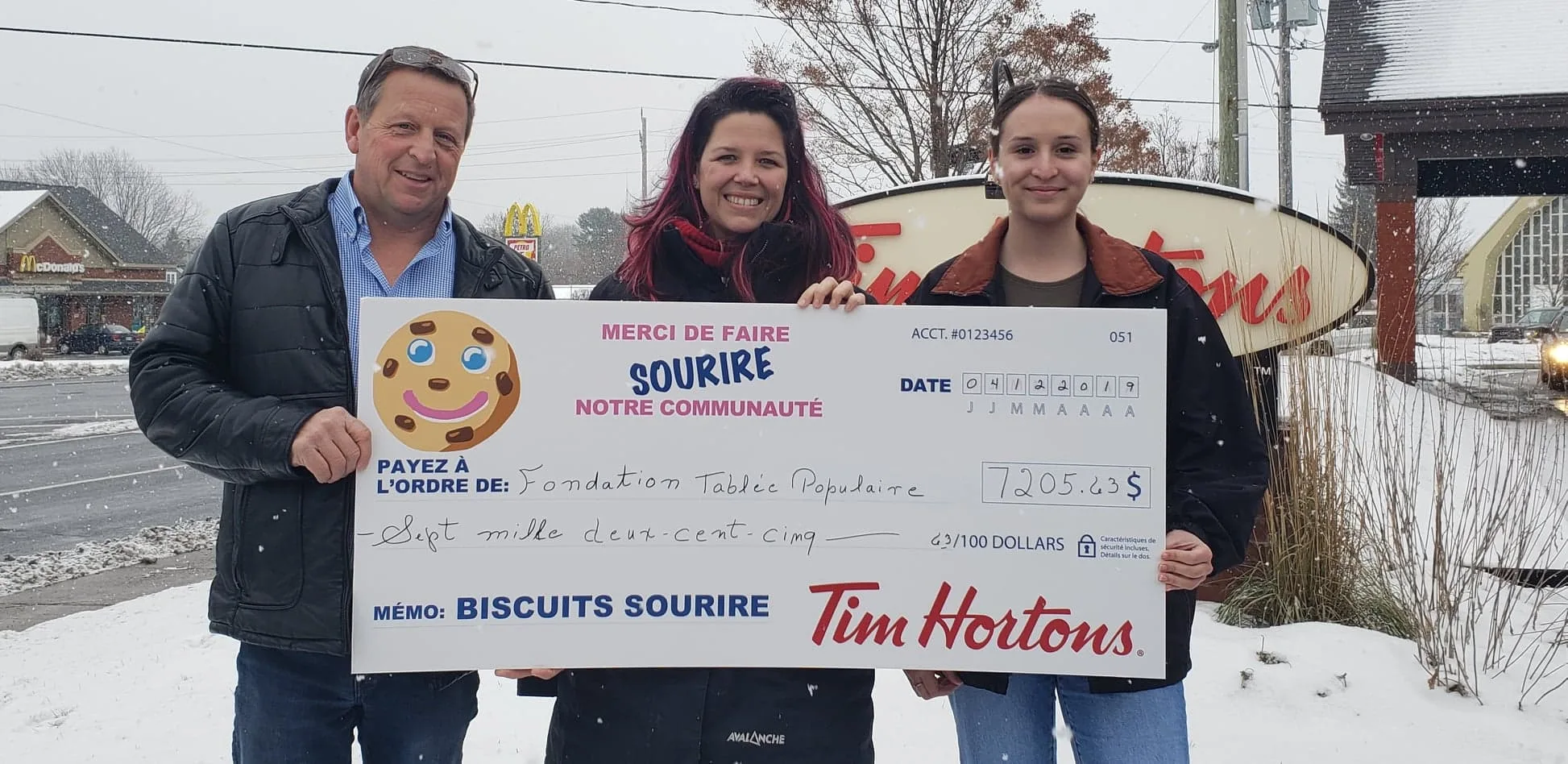 Biscuit sourire Tim Hortons édition 2019